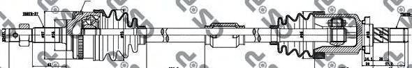 GSP 241130 Приводний вал