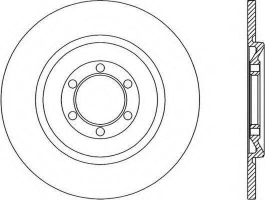 OPEN PARTS BDR100310 гальмівний диск