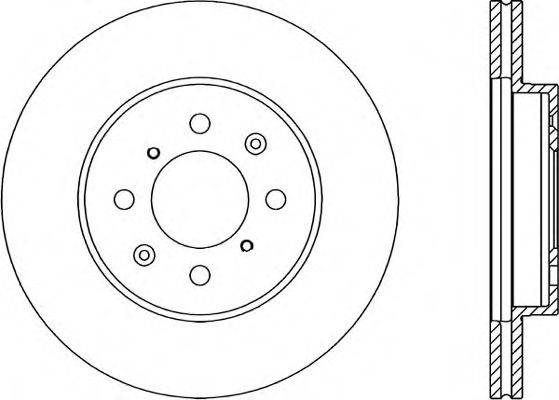 OPEN PARTS BDR121520 гальмівний диск