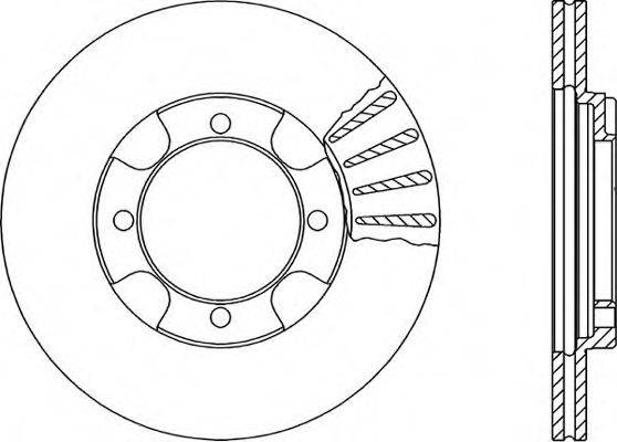 OPEN PARTS BDR134620 гальмівний диск