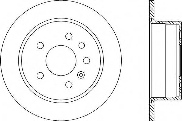 OPEN PARTS BDR142110 гальмівний диск