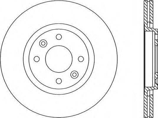 OPEN PARTS BDR145620 гальмівний диск