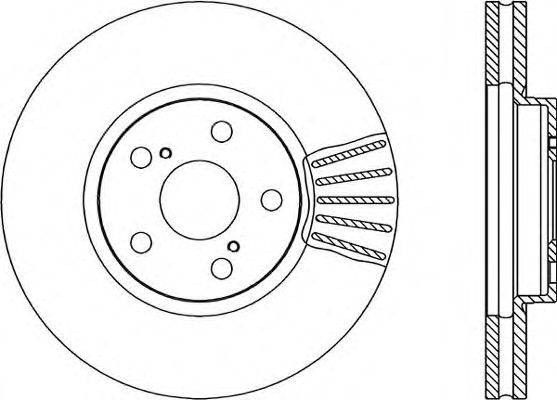 OPEN PARTS BDR182920 гальмівний диск