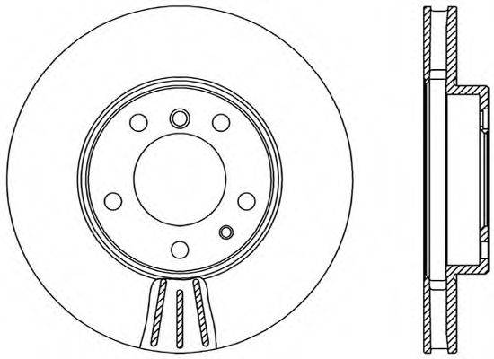 OPEN PARTS BDR192620 гальмівний диск