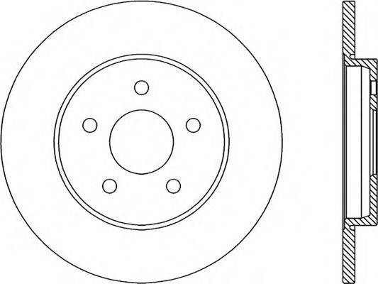 OPEN PARTS BDR194810 гальмівний диск