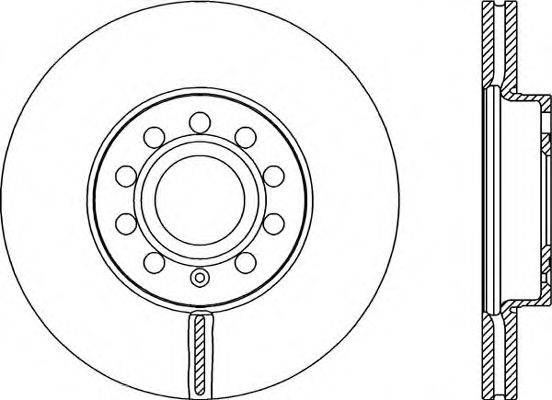 OPEN PARTS BDR215120 гальмівний диск