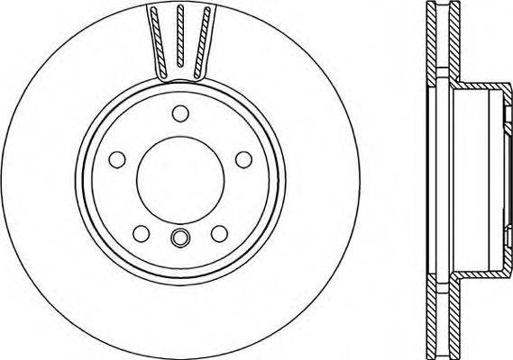 OPEN PARTS BDR221520 гальмівний диск