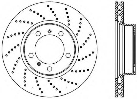 OPEN PARTS BDR223025 гальмівний диск