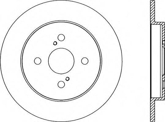 OPEN PARTS BDR229310 гальмівний диск