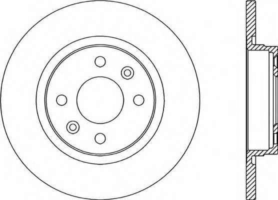 OPEN PARTS BDR232210 гальмівний диск