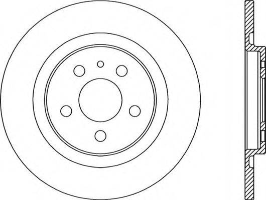 OPEN PARTS BDR232710 гальмівний диск