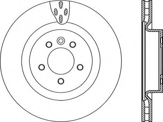 OPEN PARTS BDR236220 гальмівний диск