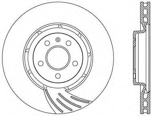 OPEN PARTS BDR248620 гальмівний диск