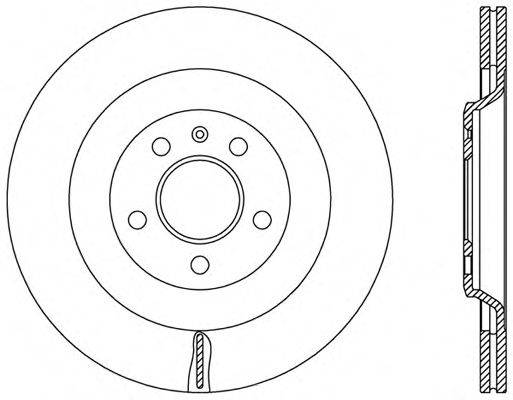 OPEN PARTS BDR248720 гальмівний диск