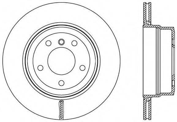 OPEN PARTS BDR253120 гальмівний диск