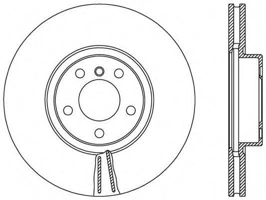 OPEN PARTS BDR254420 гальмівний диск