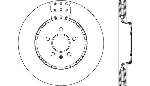 OPEN PARTS BDR261920 гальмівний диск