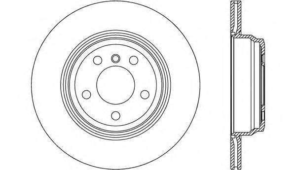 OPEN PARTS BDR262720 гальмівний диск