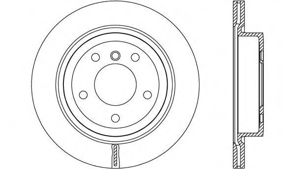 OPEN PARTS BDR267920 гальмівний диск