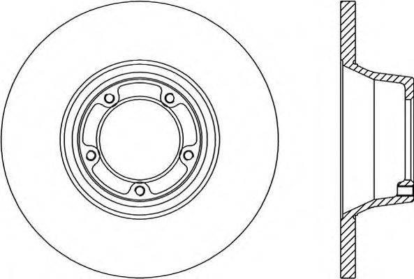 OPEN PARTS BDA115910 гальмівний диск