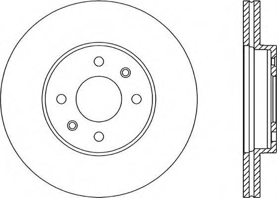 OPEN PARTS BDA146420 гальмівний диск