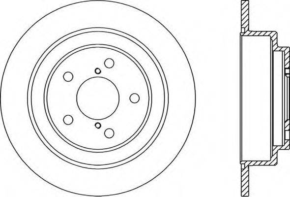 OPEN PARTS BDA149210 гальмівний диск