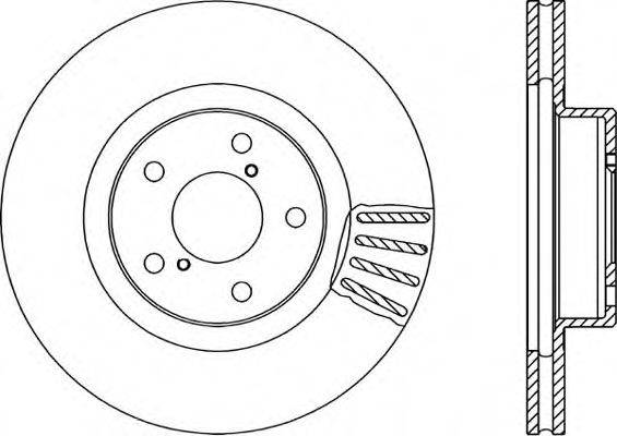 OPEN PARTS BDA149320 гальмівний диск