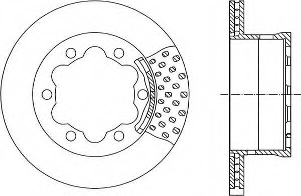 OPEN PARTS BDA178620 гальмівний диск