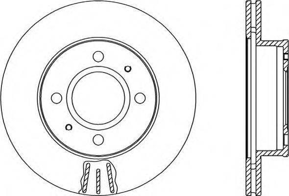 OPEN PARTS BDA205620 гальмівний диск