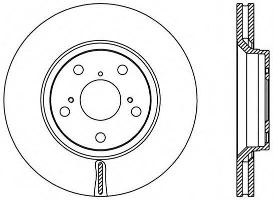 OPEN PARTS BDA236520 гальмівний диск