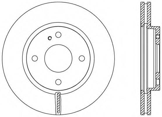 OPEN PARTS BDA245420 гальмівний диск