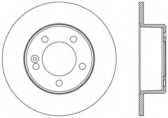 OPEN PARTS BDA259910 гальмівний диск