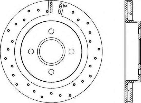 OPEN PARTS BDRS117825 гальмівний диск