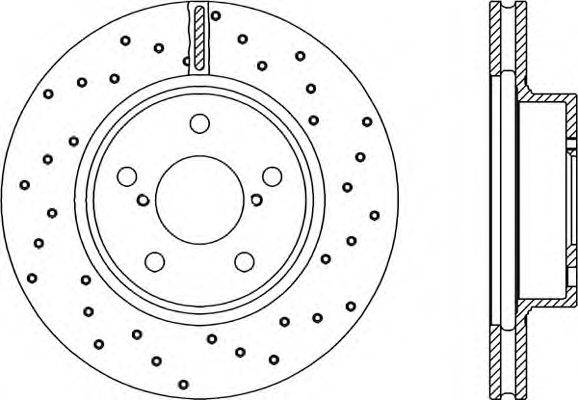 OPEN PARTS BDRS149125 гальмівний диск