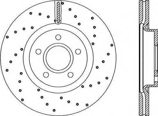 OPEN PARTS BDRS215325 гальмівний диск