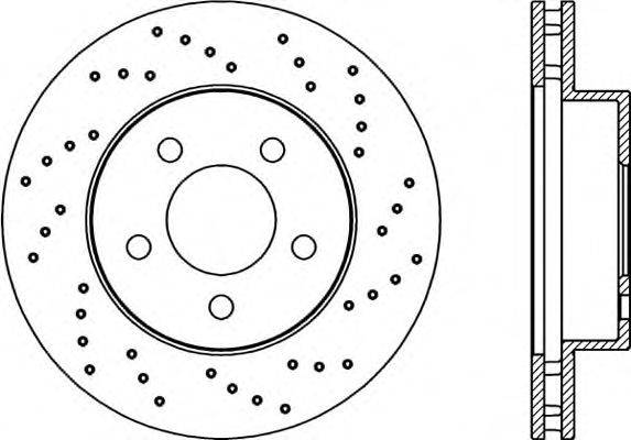 OPEN PARTS BDRS216725 гальмівний диск