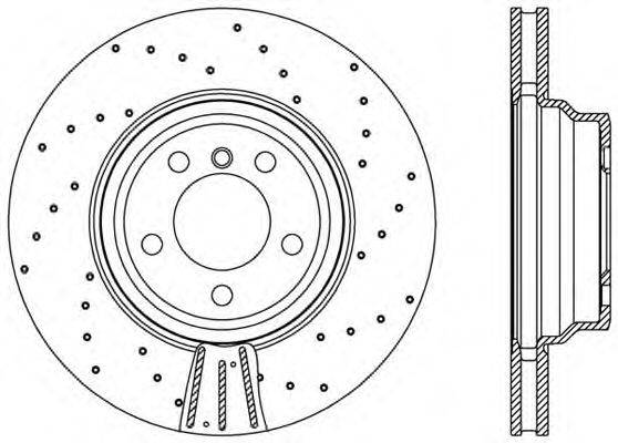 OPEN PARTS BDRS219825 гальмівний диск