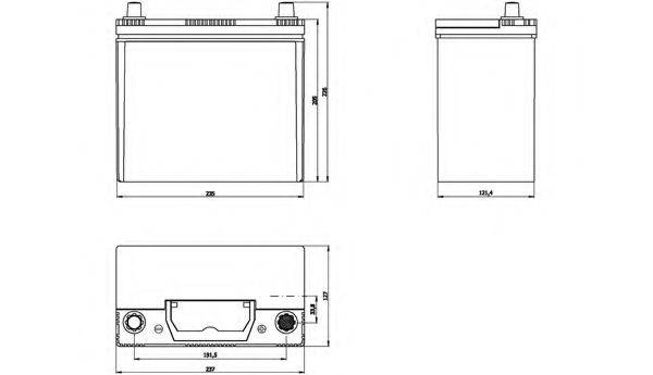 OPEN PARTS BT045A200 Стартерна акумуляторна батарея