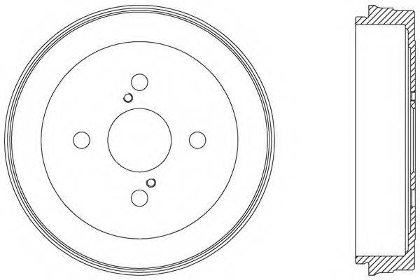 OPEN PARTS BAD904410 Гальмівний барабан