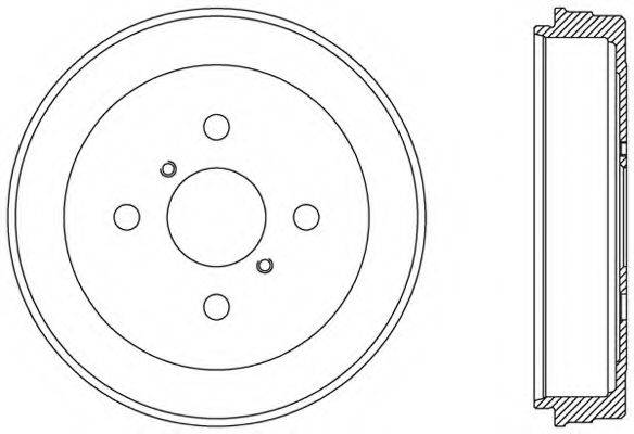 OPEN PARTS BAD907710 Гальмівний барабан