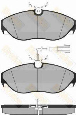 BRAKE ENGINEERING PA1287 Комплект гальмівних колодок, дискове гальмо