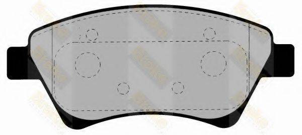 BRAKE ENGINEERING PA1392 Комплект гальмівних колодок, дискове гальмо