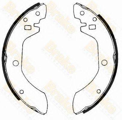 BRAKE ENGINEERING SH1111 Комплект гальмівних колодок