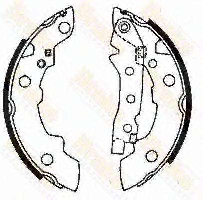 BRAKE ENGINEERING SH1162 Комплект гальмівних колодок