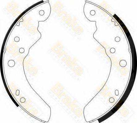 BRAKE ENGINEERING SH2142 Комплект гальмівних колодок