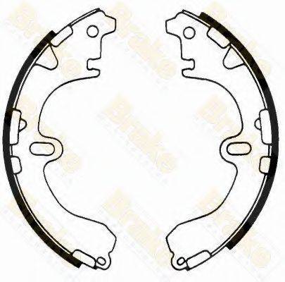 BRAKE ENGINEERING SH2366 Комплект гальмівних колодок