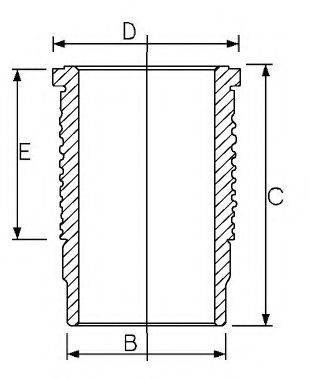 GOETZE ENGINE 1467320000 Гільза циліндра