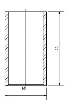 GOETZE ENGINE 1401472000 Гільза циліндра