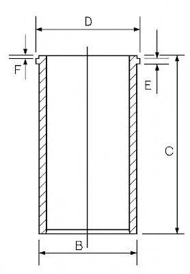 GOETZE ENGINE SJ351514DL Гільза циліндра