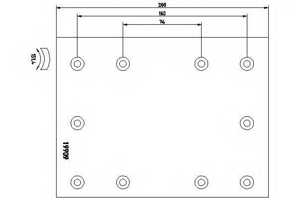 TEXTAR 19909 Гальмівні колодки, барабанне гальмо